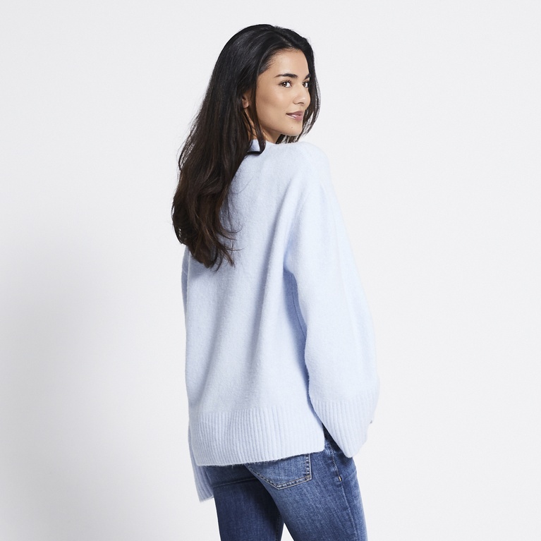 Knit sweater "Erica" Blue